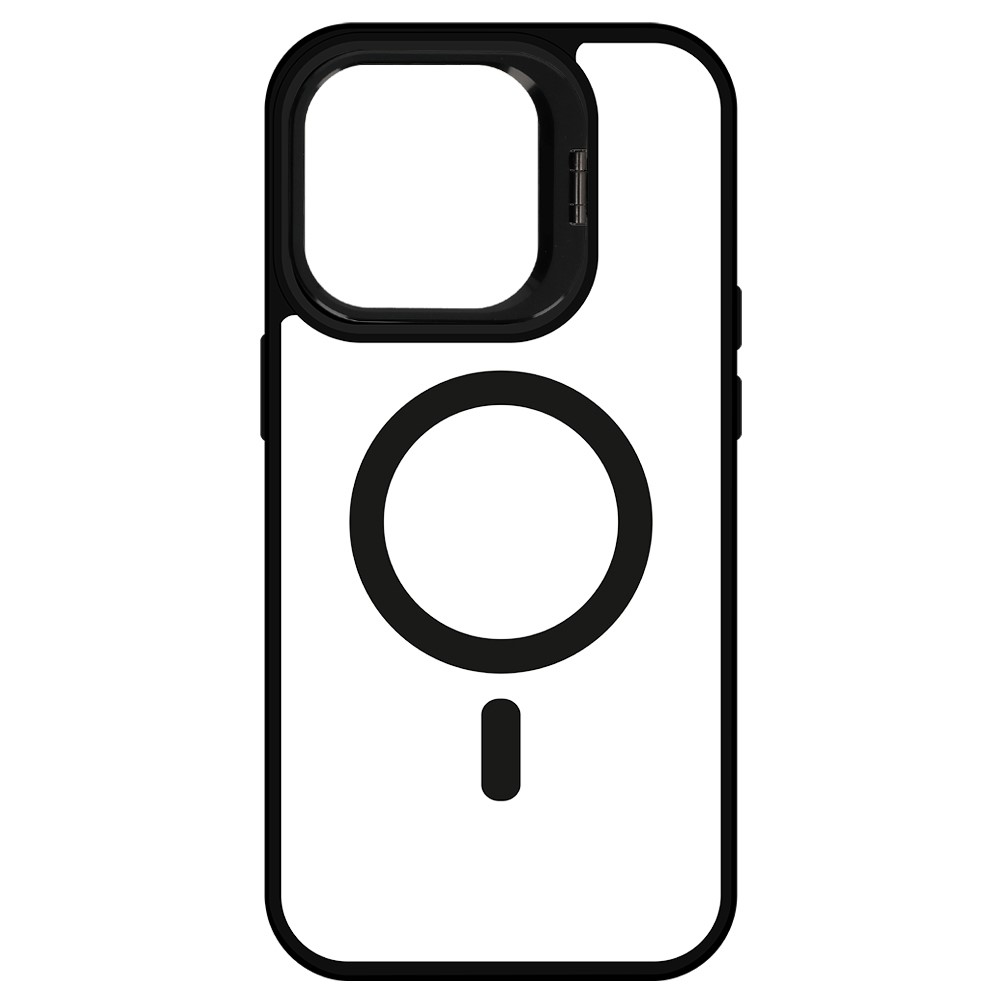 Husa Protectie Impact MagSafe cu Inel-Stand Iphone 15 Pro Max Compatibil -Negru - 2 | YEO